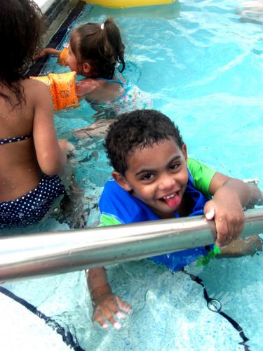 pool fun time!